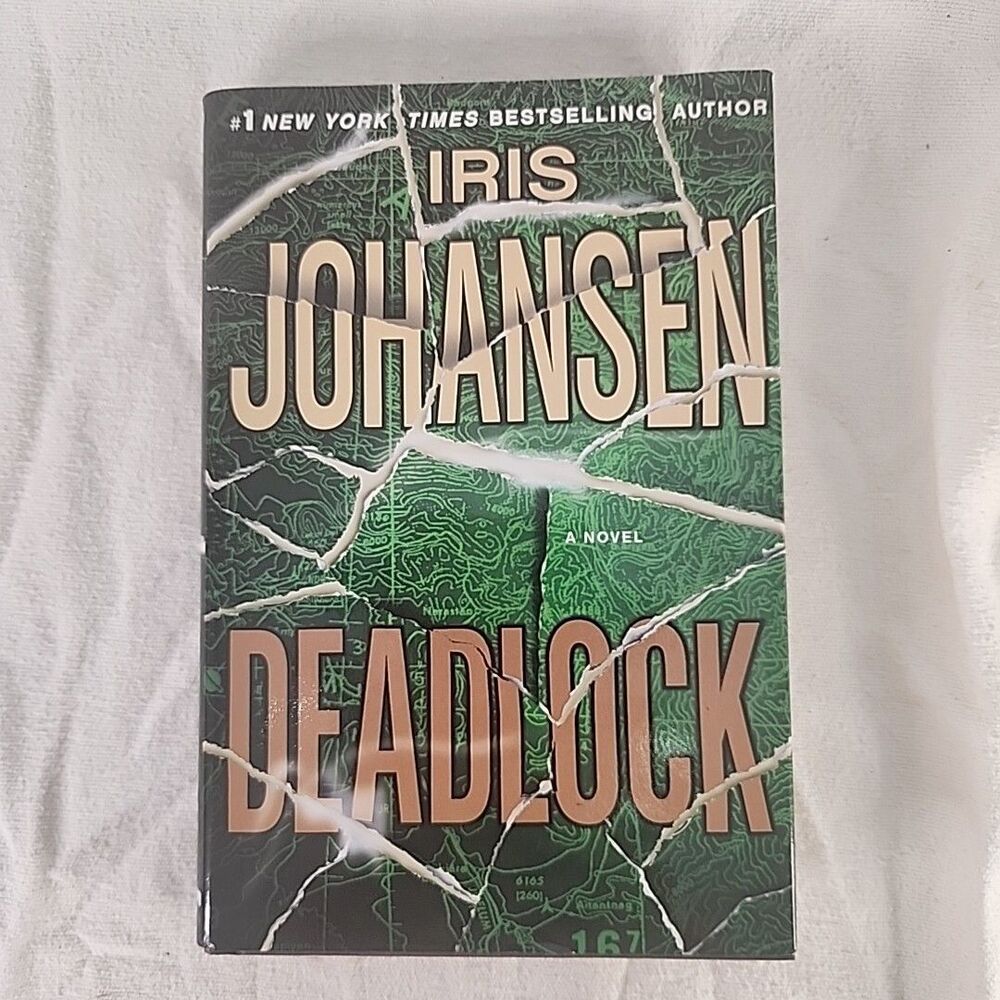 Book Deadlock by Iris Johansen 2009 Hardcover First Edition Best Seller
